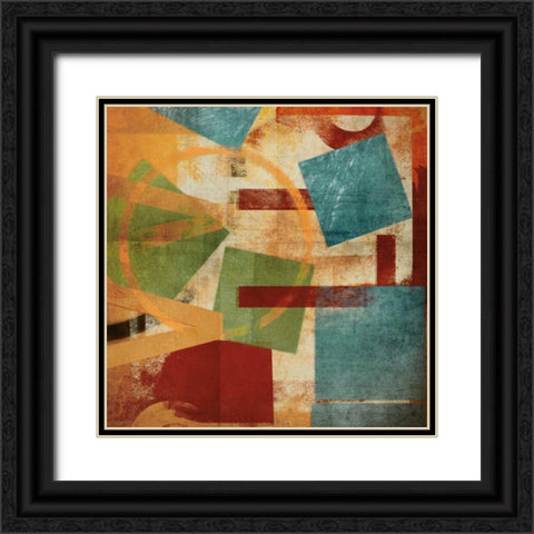 Alphabet Soup I Black Ornate Wood Framed Art Print with Double Matting by NOAH