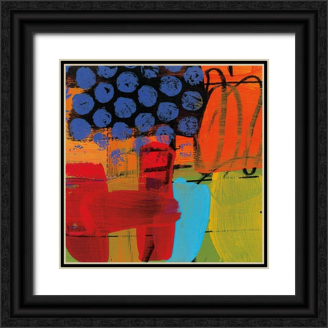 Phenomenal Energy Black Ornate Wood Framed Art Print with Double Matting by Baker, Brent