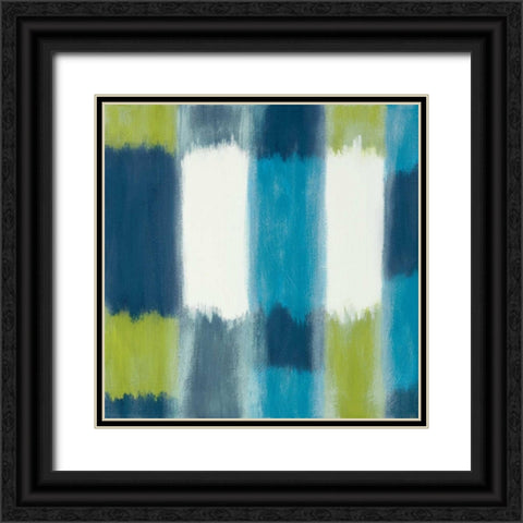 Merge I Black Ornate Wood Framed Art Print with Double Matting by Vindedzis, Rita