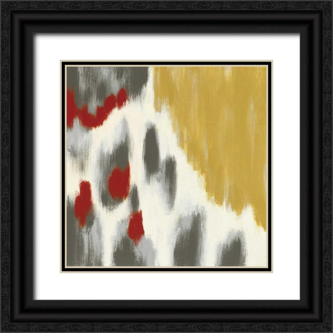 Vibrant II Black Ornate Wood Framed Art Print with Double Matting by Vindedzis, Rita