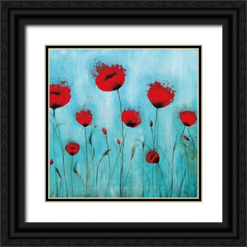 Endless Summer I Black Ornate Wood Framed Art Print with Double Matting by Brink, Catherine