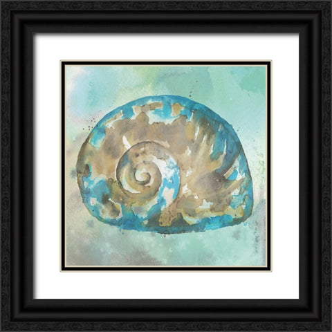 Sand II Black Ornate Wood Framed Art Print with Double Matting by Fontaine, Stephane