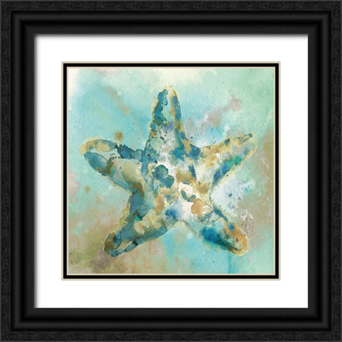 Sand III Black Ornate Wood Framed Art Print with Double Matting by Fontaine, Stephane