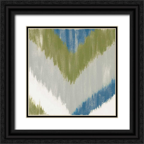 Zigs n Zags IV Black Ornate Wood Framed Art Print with Double Matting by Vindedzis, Rita