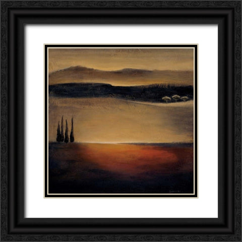 Puesta Del Sol Black Ornate Wood Framed Art Print with Double Matting by Salemink-Roos, Ursula