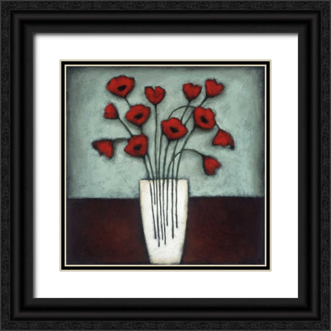 Incandescence Black Ornate Wood Framed Art Print with Double Matting by Eve