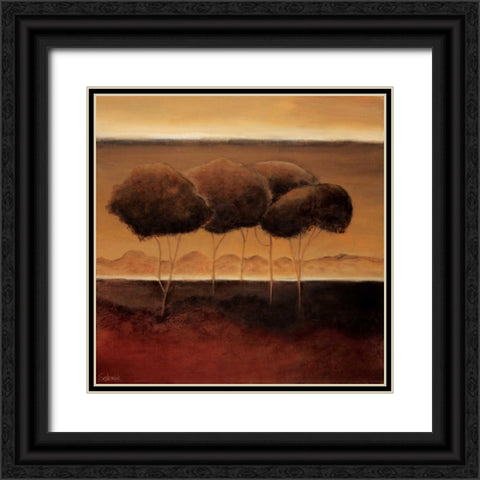 Vista de Espanole Black Ornate Wood Framed Art Print with Double Matting by Salemink-Roos, Ursula