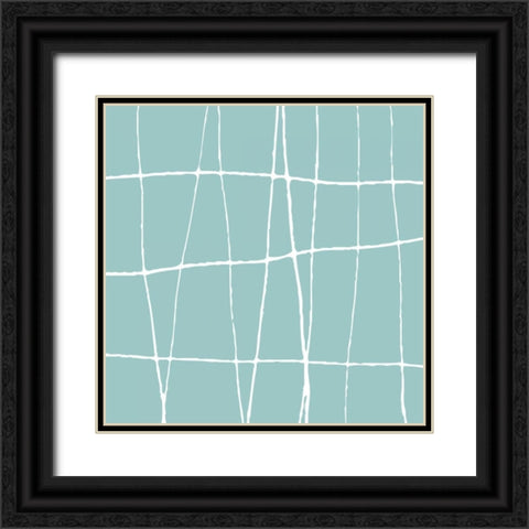 Circular Motion Black Ornate Wood Framed Art Print with Double Matting by Barnes, Natasha