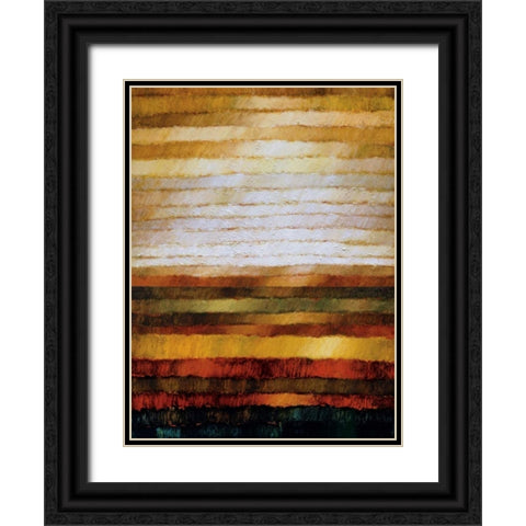 Preria Black Ornate Wood Framed Art Print with Double Matting by Burdy, Zenon