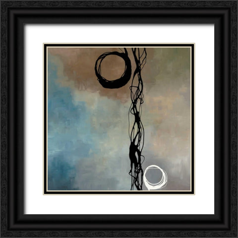 A Foggy Day Black Ornate Wood Framed Art Print with Double Matting by Maitland, Laurie