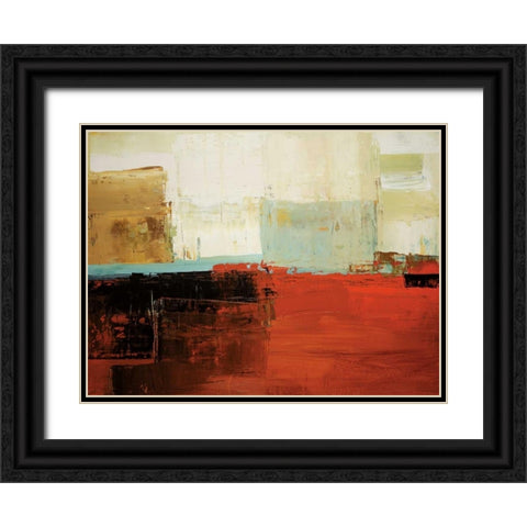 Umber Tones Black Ornate Wood Framed Art Print with Double Matting by Colbert , Peter