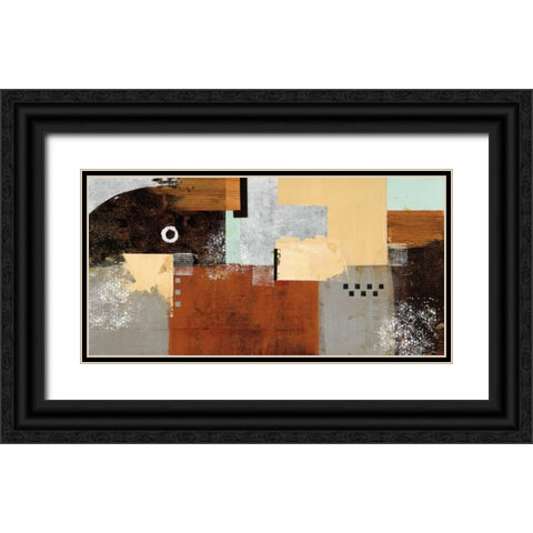 Enticing Black Ornate Wood Framed Art Print with Double Matting by Villarreal Santos, Nancy