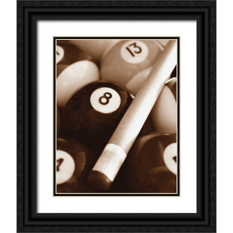 Pool Black Ornate Wood Framed Art Print with Double Matting by Maihara/Watt, Jeff/Boyce