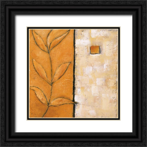 Seasons II Black Ornate Wood Framed Art Print with Double Matting by Salemink-Roos, Ursula