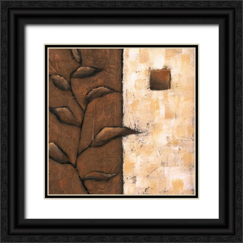 Seasons III Black Ornate Wood Framed Art Print with Double Matting by Salemink-Roos, Ursula