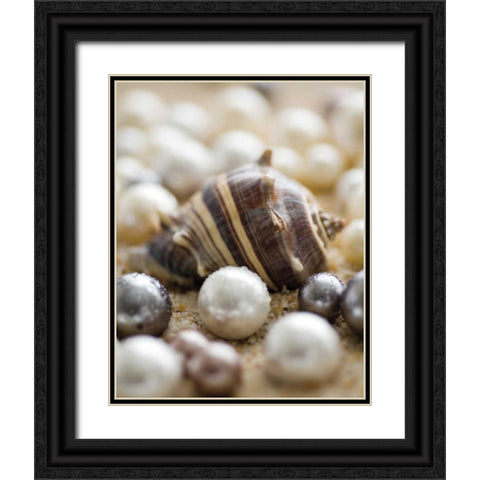 Sea Jewels II Black Ornate Wood Framed Art Print with Double Matting by Maihara/Watt, Jeff/Boyce
