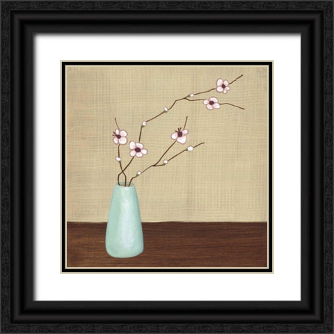 Springtime Blush I Black Ornate Wood Framed Art Print with Double Matting by Anderson-Tapp, Jocelyne