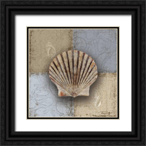 Seaside Memories II Black Ornate Wood Framed Art Print with Double Matting by Venter, Tandi