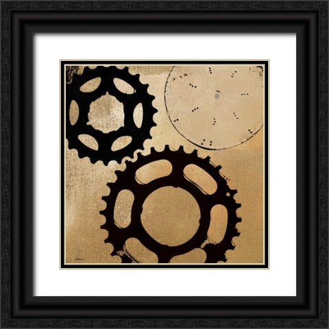 Sprockets I Black Ornate Wood Framed Art Print with Double Matting by NOAH