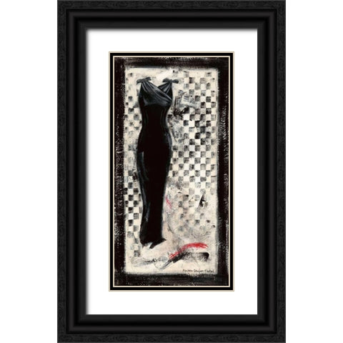 Going Retro II Black Ornate Wood Framed Art Print with Double Matting by Stajan-Ferkul, Andrea