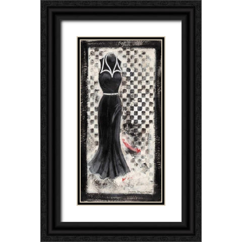 Going Retro III Black Ornate Wood Framed Art Print with Double Matting by Stajan-Ferkul, Andrea