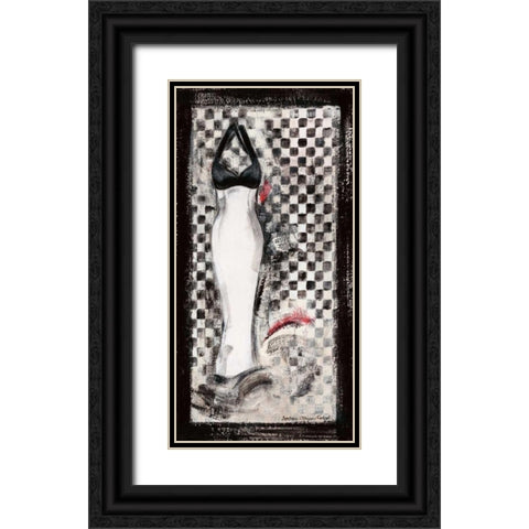 Going Retro IV Black Ornate Wood Framed Art Print with Double Matting by Stajan-Ferkul, Andrea