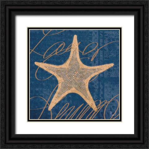 By the Seashore III Black Ornate Wood Framed Art Print with Double Matting by Basil, Jason