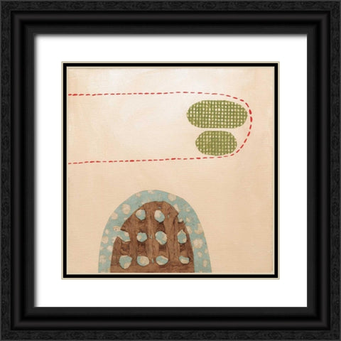 Bump Black Ornate Wood Framed Art Print with Double Matting by Codo, Ella