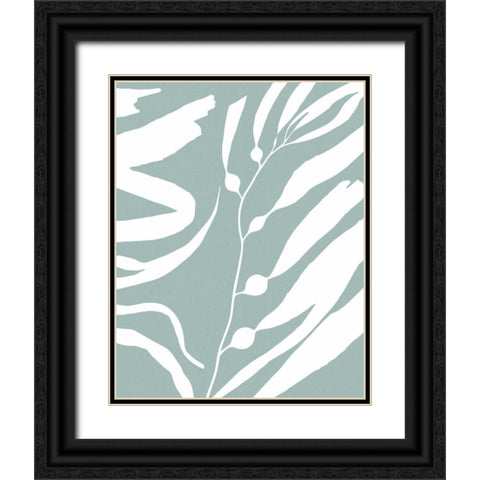 Seagrass II Black Ornate Wood Framed Art Print with Double Matting by Berg, Sabine