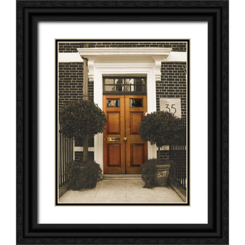 Inviting Black Ornate Wood Framed Art Print with Double Matting by Maihara/Watt, Jeff/Boyce