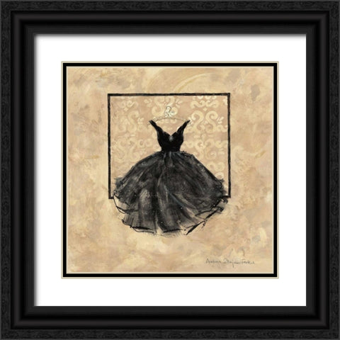 Take Me Dancing I Black Ornate Wood Framed Art Print with Double Matting by Stajan-Ferkul, Andrea