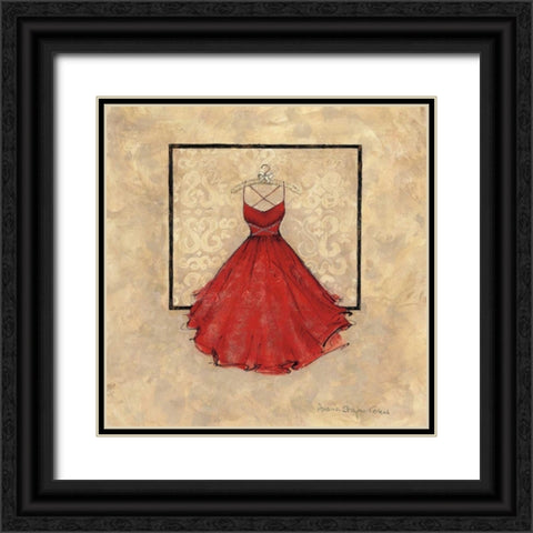 Take Me Dancing II Black Ornate Wood Framed Art Print with Double Matting by Stajan-Ferkul, Andrea