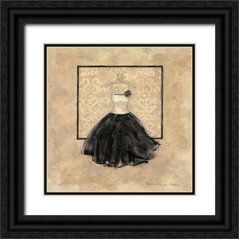 Take Me Dancing III Black Ornate Wood Framed Art Print with Double Matting by Stajan-Ferkul, Andrea