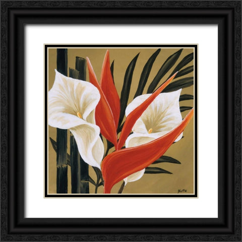 Sun Kissed IV Black Ornate Wood Framed Art Print with Double Matting by St. Amant, Yvette