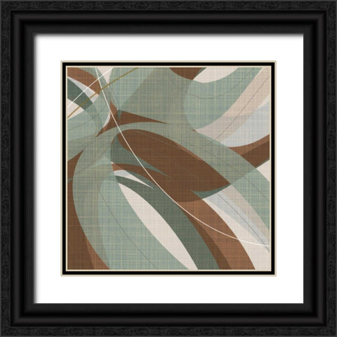 Mint Ripple IV Black Ornate Wood Framed Art Print with Double Matting by Ahava