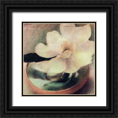 Natures Blossoms III Black Ornate Wood Framed Art Print with Double Matting by Friedman, Susan