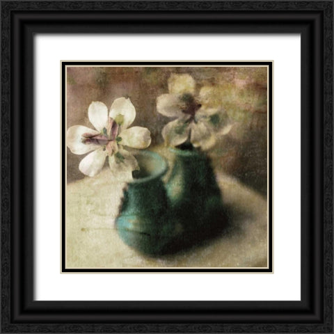 Natures Blossoms IV Black Ornate Wood Framed Art Print with Double Matting by Friedman, Susan