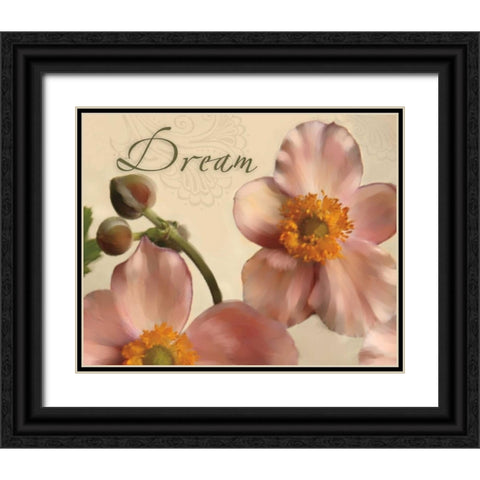 Dream Black Ornate Wood Framed Art Print with Double Matting by Tanner, Jan