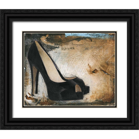 Shoe Box I Black Ornate Wood Framed Art Print with Double Matting by Stajan-Ferkul, Andrea