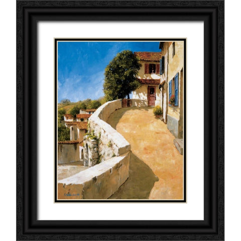 Provence Black Ornate Wood Framed Art Print with Double Matting by Archambault, Gilles