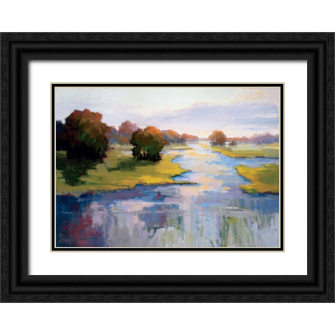 Unexpected Treasure Black Ornate Wood Framed Art Print with Double Matting by McMurry, Vicki