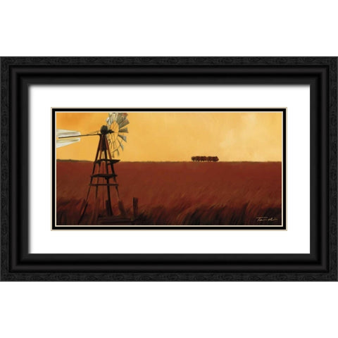 Homeland II Black Ornate Wood Framed Art Print with Double Matting by Venter, Tandi