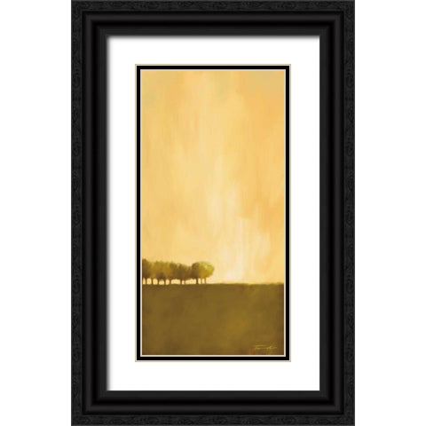 Cluster of Trees I Black Ornate Wood Framed Art Print with Double Matting by Venter, Tandi