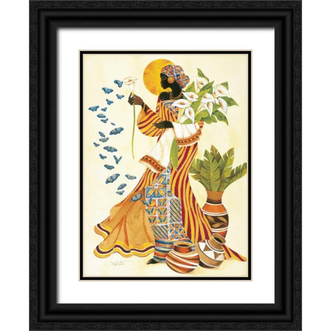 Souls Awakening Black Ornate Wood Framed Art Print with Double Matting by Mallett, Keith