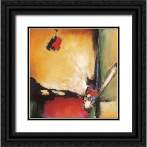 Apollo Black Ornate Wood Framed Art Print with Double Matting by Li-Leger, Noah