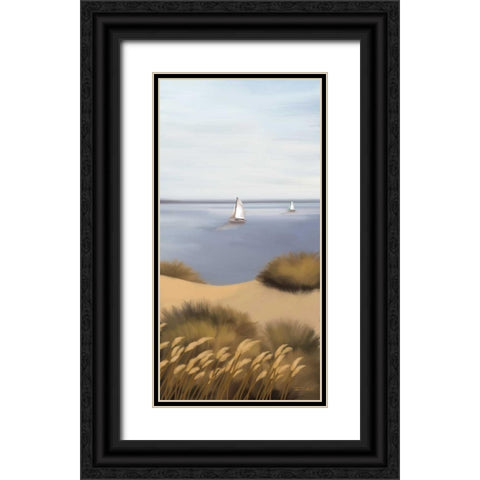 Afternoon Escape Black Ornate Wood Framed Art Print with Double Matting by Venter, Tandi