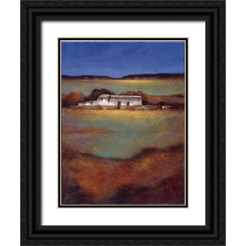 Days Beginning Black Ornate Wood Framed Art Print with Double Matting by Wong, Joseph