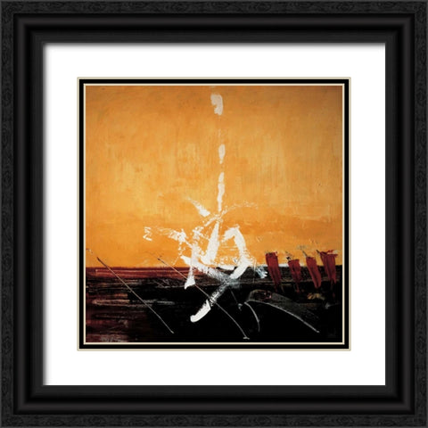 Morning Hopes Black Ornate Wood Framed Art Print with Double Matting by Amat, Antoni