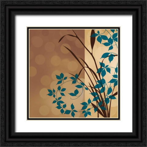 Sunset Blueprint II Black Ornate Wood Framed Art Print with Double Matting by Aparicio, Edward