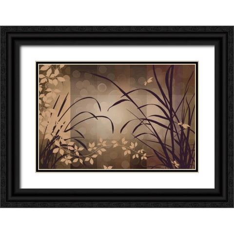 Celebrate Elegance Black Ornate Wood Framed Art Print with Double Matting by Aparicio, Edward